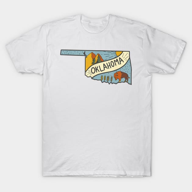 Oklahoma Vintage T-Shirt by Rosiengo